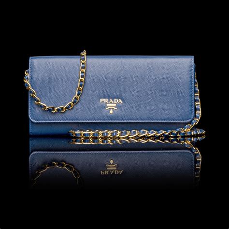 prada saffiano wallet on chain malaysia